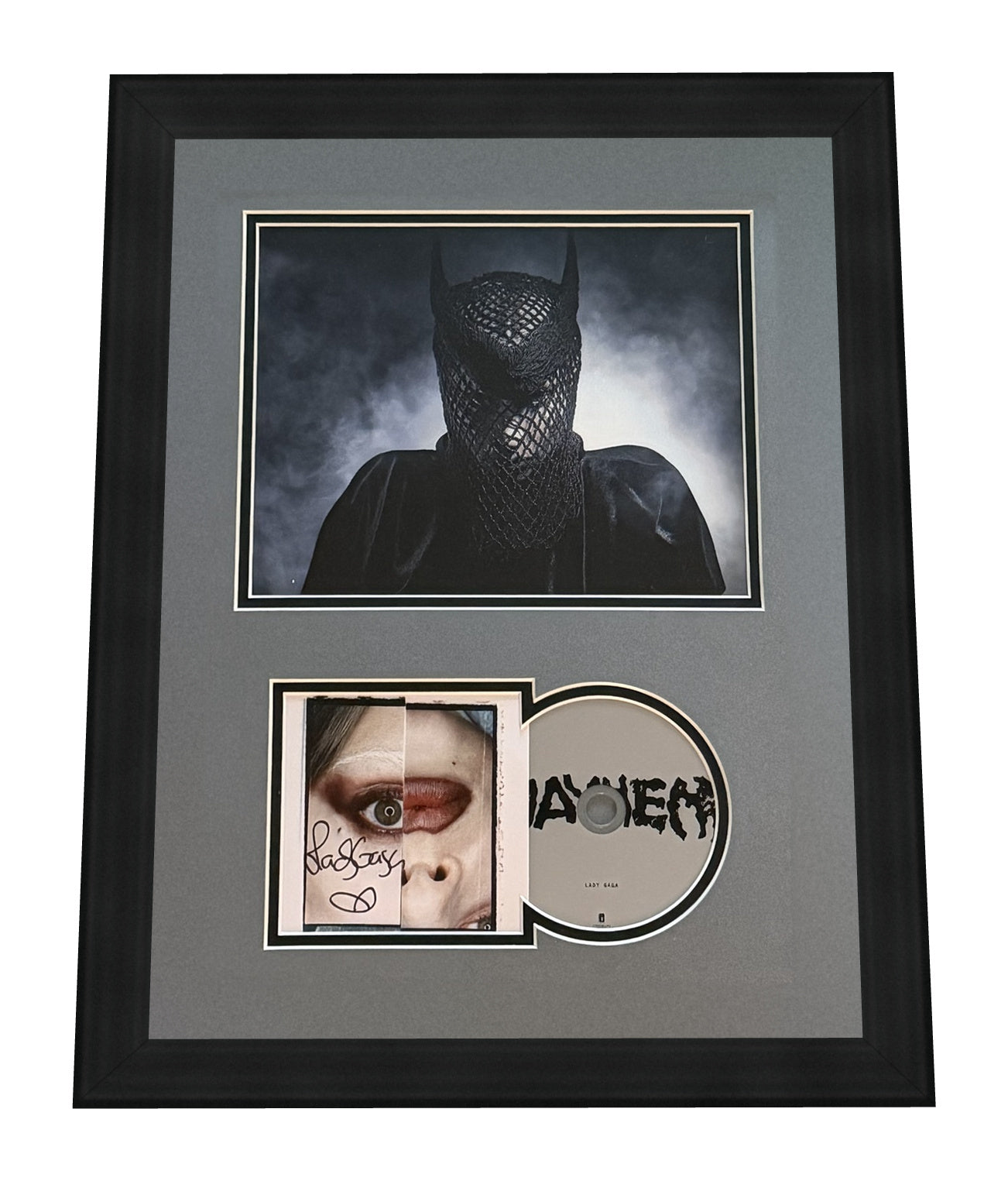 Lady Gaga Signed Mayhem Framed Display, ACOA – Custom Authentics