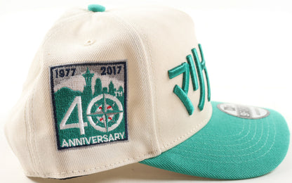 Seattle Mariners 40th Anniversary Katakana Hat – New Era 9FORTY Adjustable