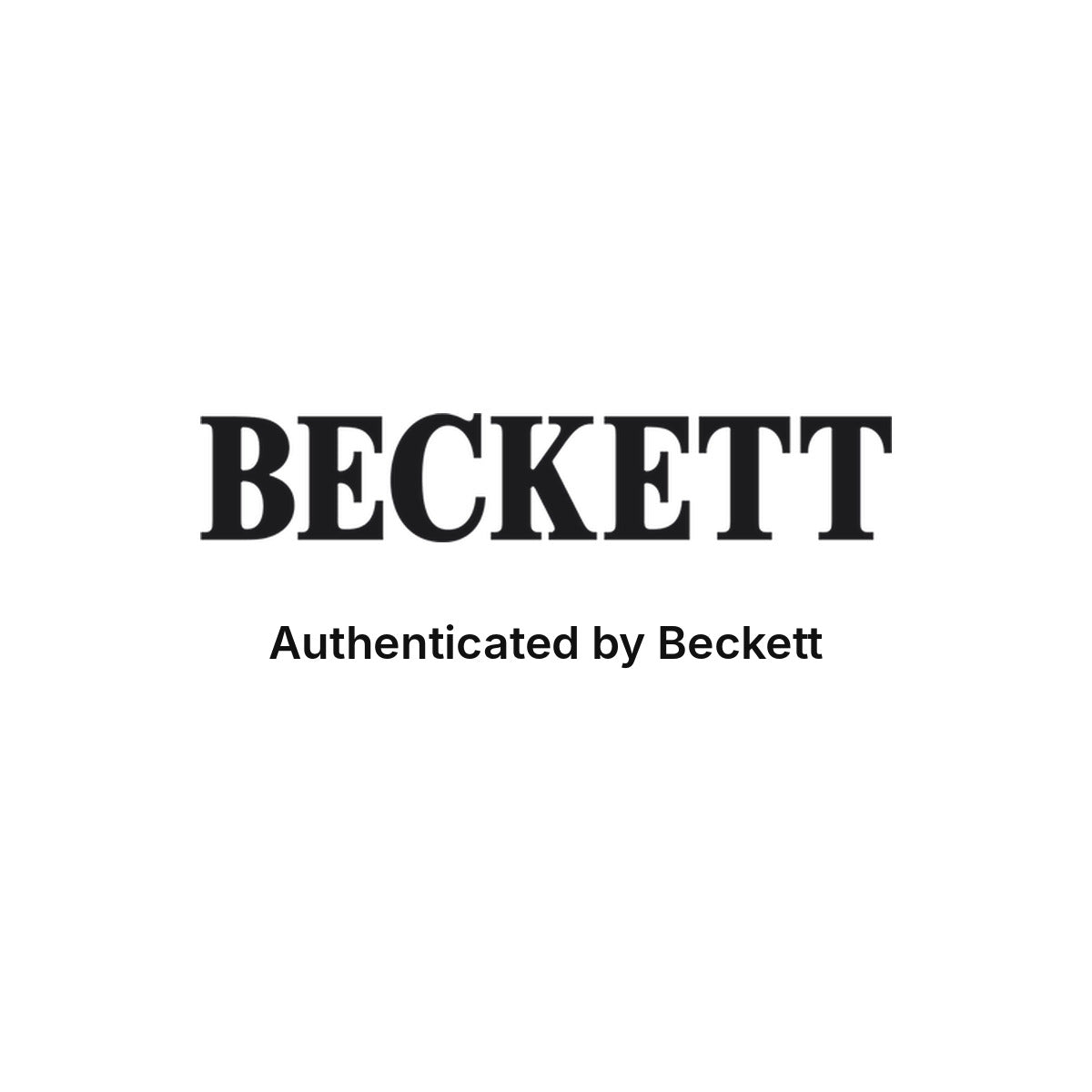 Authenticated by Beckett