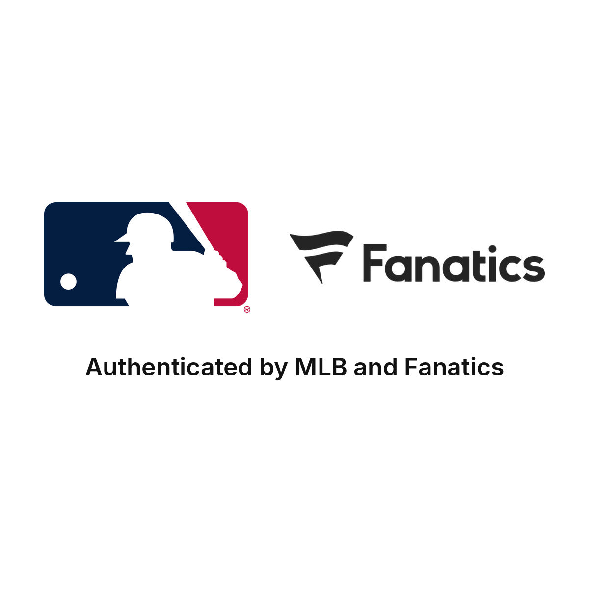 Authenticated by MLB and Fanatics