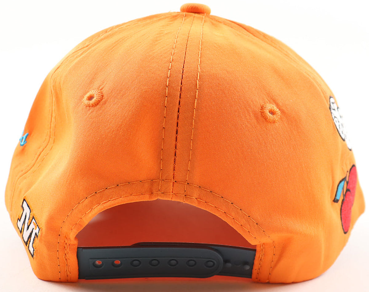 Back of the McLaren F1 Las Vegas Grand Prix New Era 9FORTY hat showing the adjustable snap closure