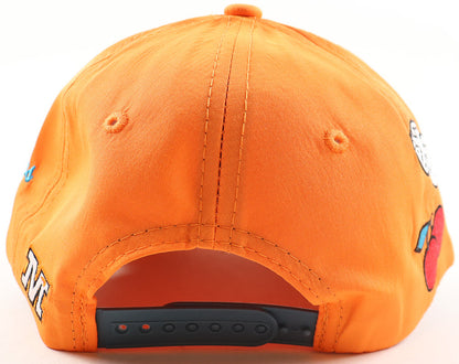 Back of the McLaren F1 Las Vegas Grand Prix New Era 9FORTY hat showing the adjustable snap closure